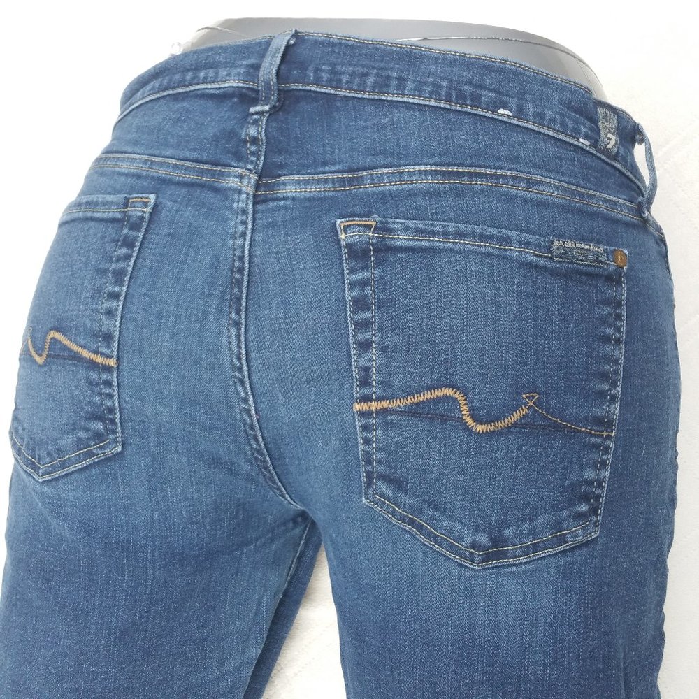 7FAM Size 12/31 "Josefina Skinny Boyfriend" Jeans